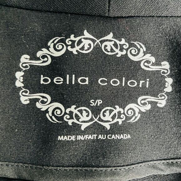 Bella Colori Womens Black Open Front Sweater Cardigan Size Small - Picture 7 of 10